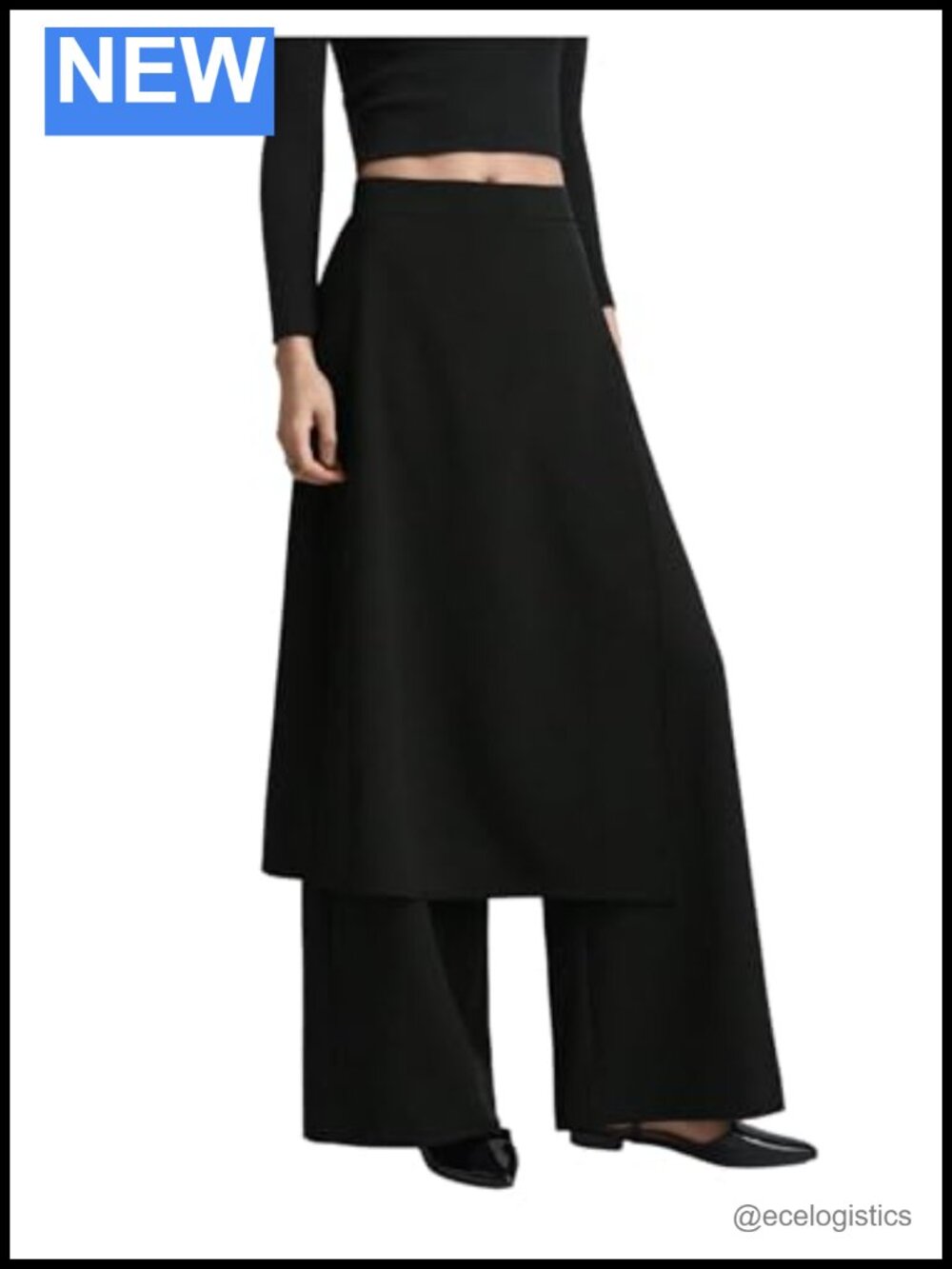 High Waisted Wide Leg Pants Dressy Split Trousers Work